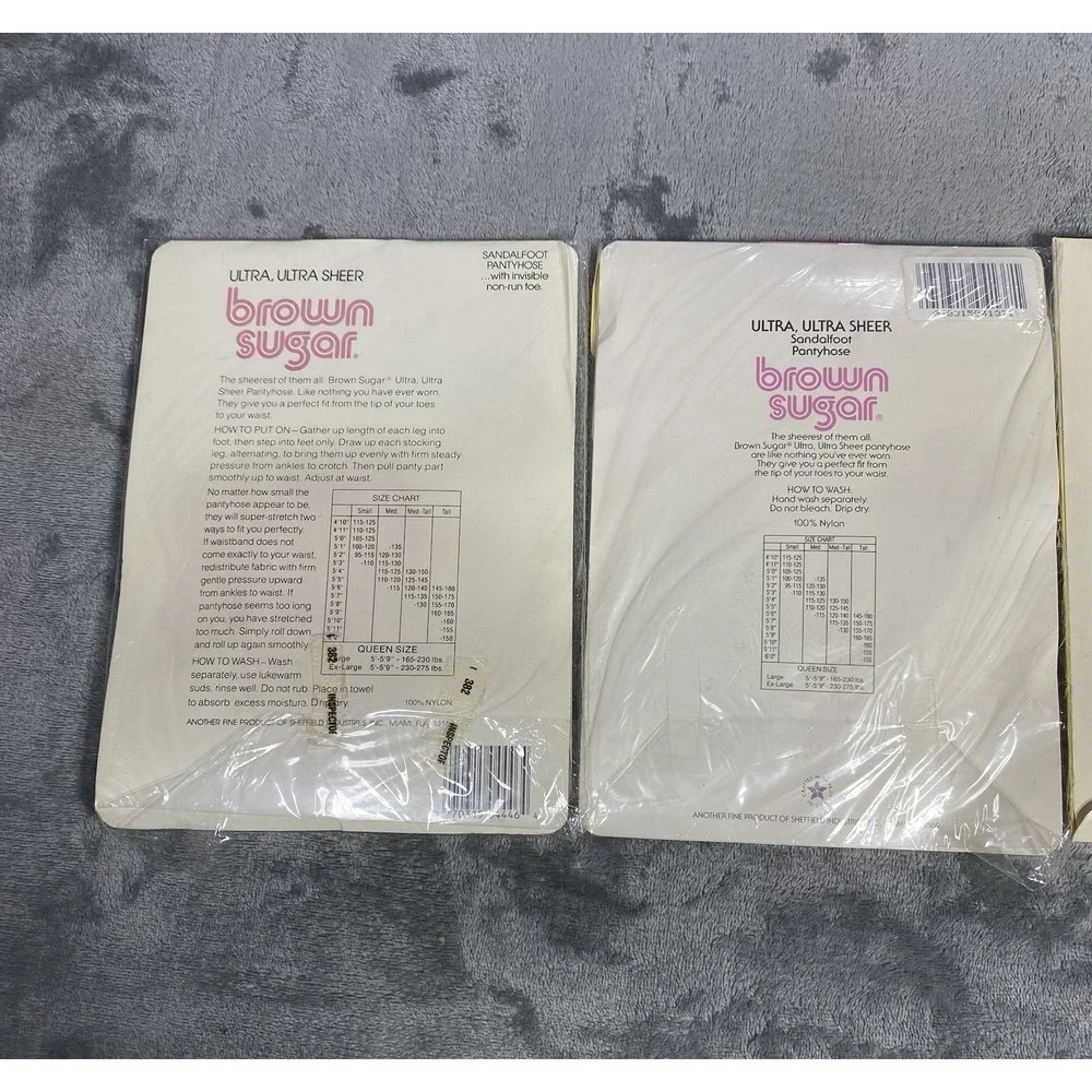 Vintage Pantyhose Womens Medium Brown Sugar Cameo Burlington Ultra Lot of 3‎ NEW